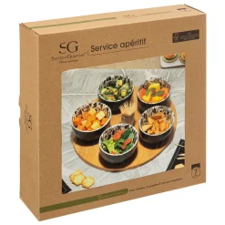 Service apéritif 7 pièces