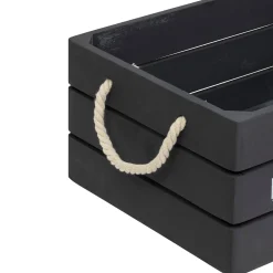 Set de 3 cagettes bois 