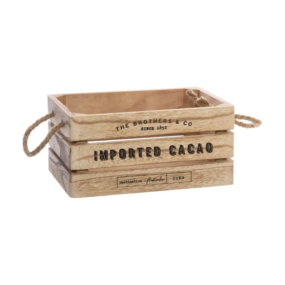 Set de 3 cagettes "Colonial"