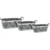 Set de 3 jardinieres