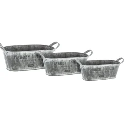 Set de 3 jardinieres