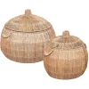 Set de 2 paniers ronds "Balaya"