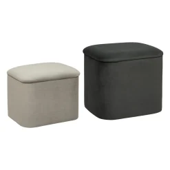 Set de 2 poufs "Dani"
