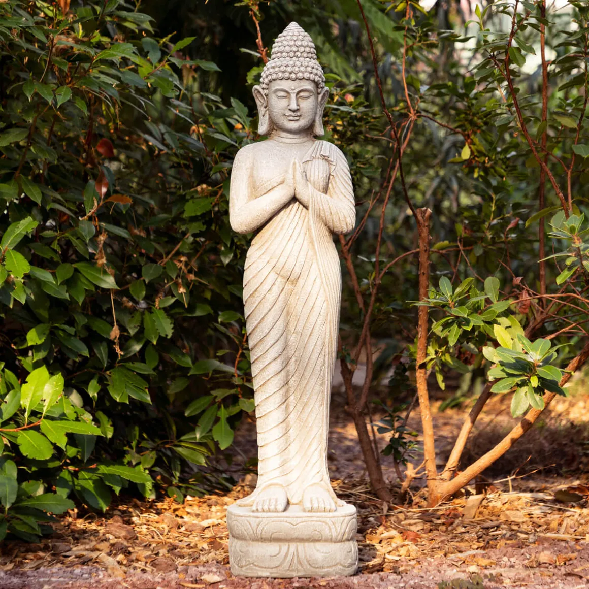 Statuette d'exterieur Bouddha "Sakin"