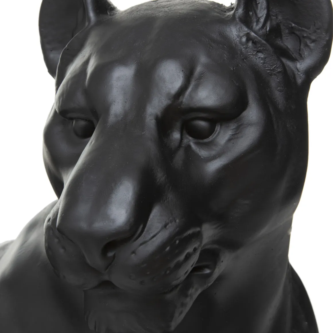 Statuette léopard couché