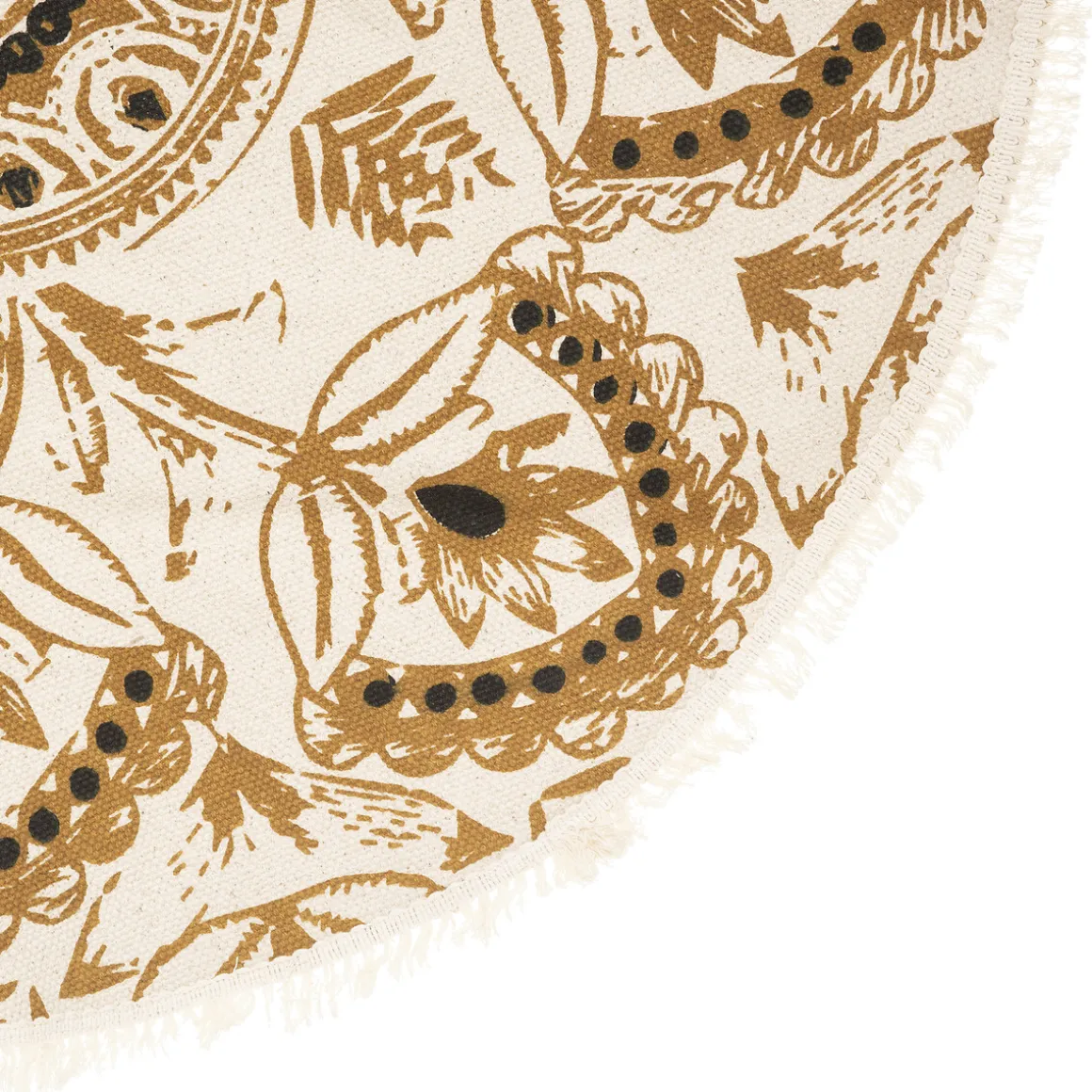 Tapis coton imprimé