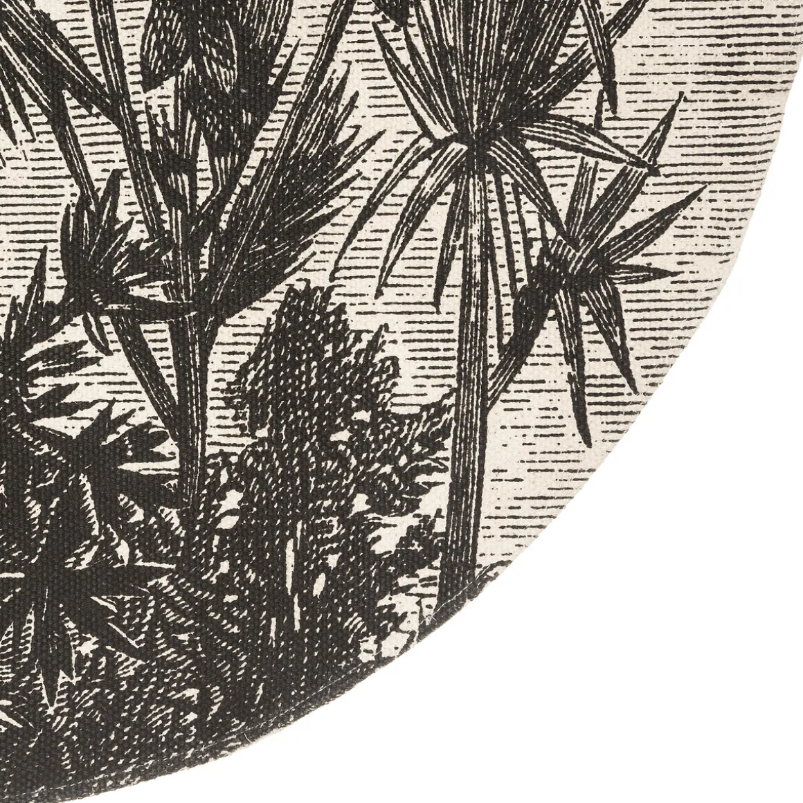 Tapis coton imprimé