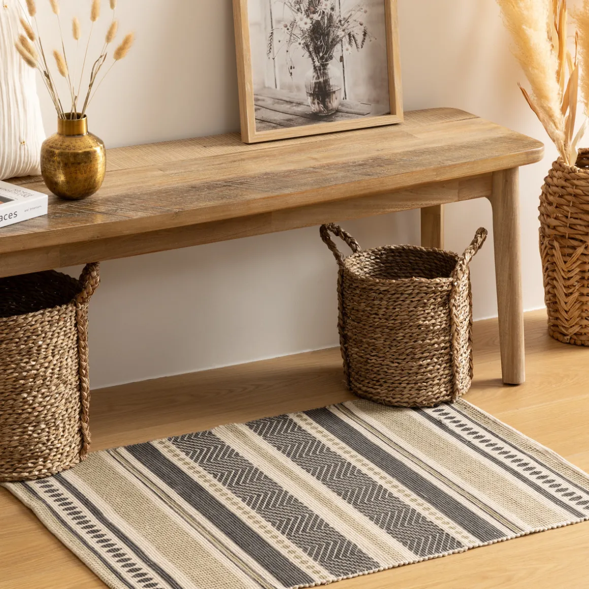 Tapis imprimé, coton