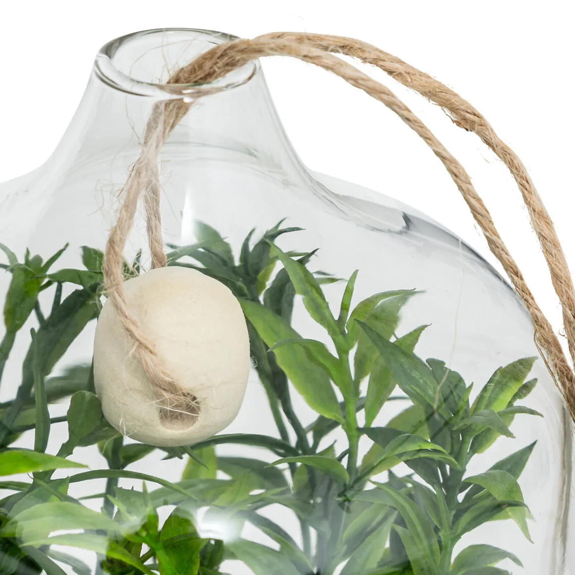 Terrarium artificiel suspendu "Family corner"