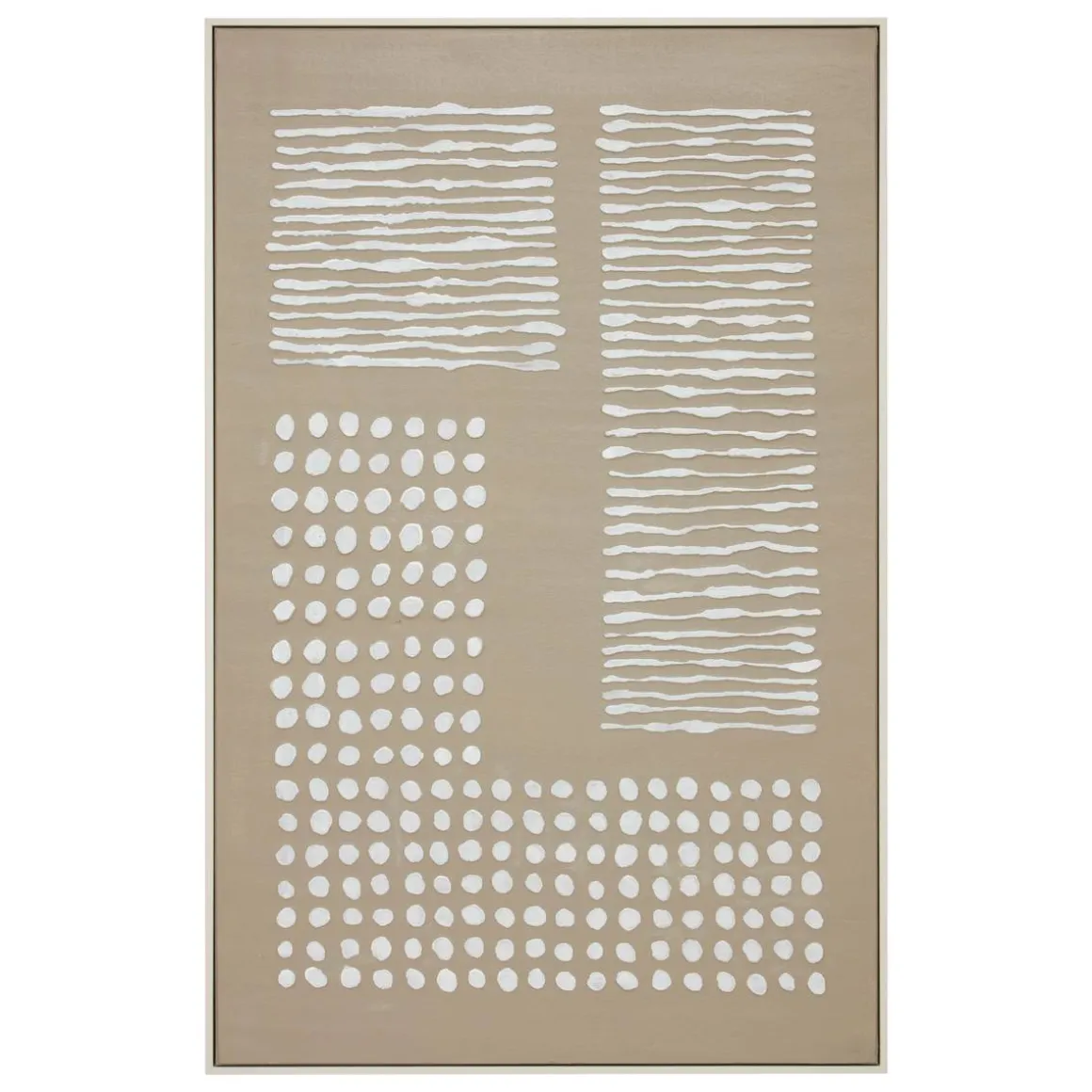 Toile peinte encadrée "Farhan"