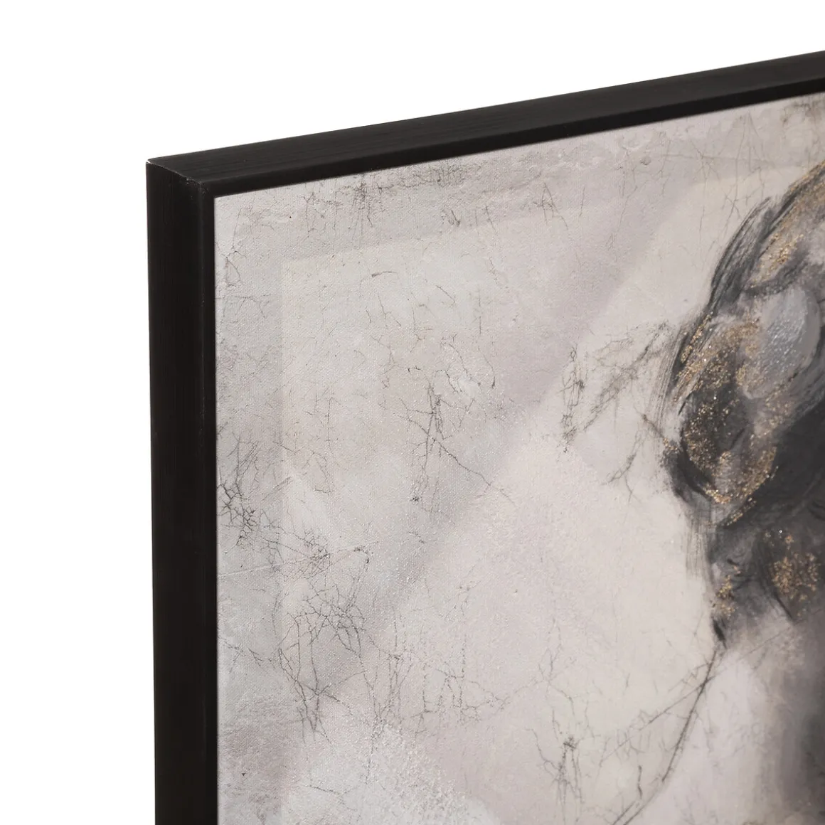 Toile peinte encadrée "Naked"