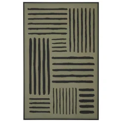 Toile peinte encadrée "Roshan"