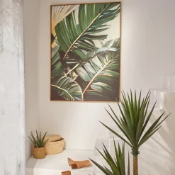 Toile peinte encadrée "Tahina"