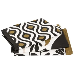 Torchon imprimé "Twisted Lime"