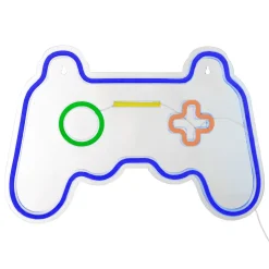 Tube néon mural LED "Manette"